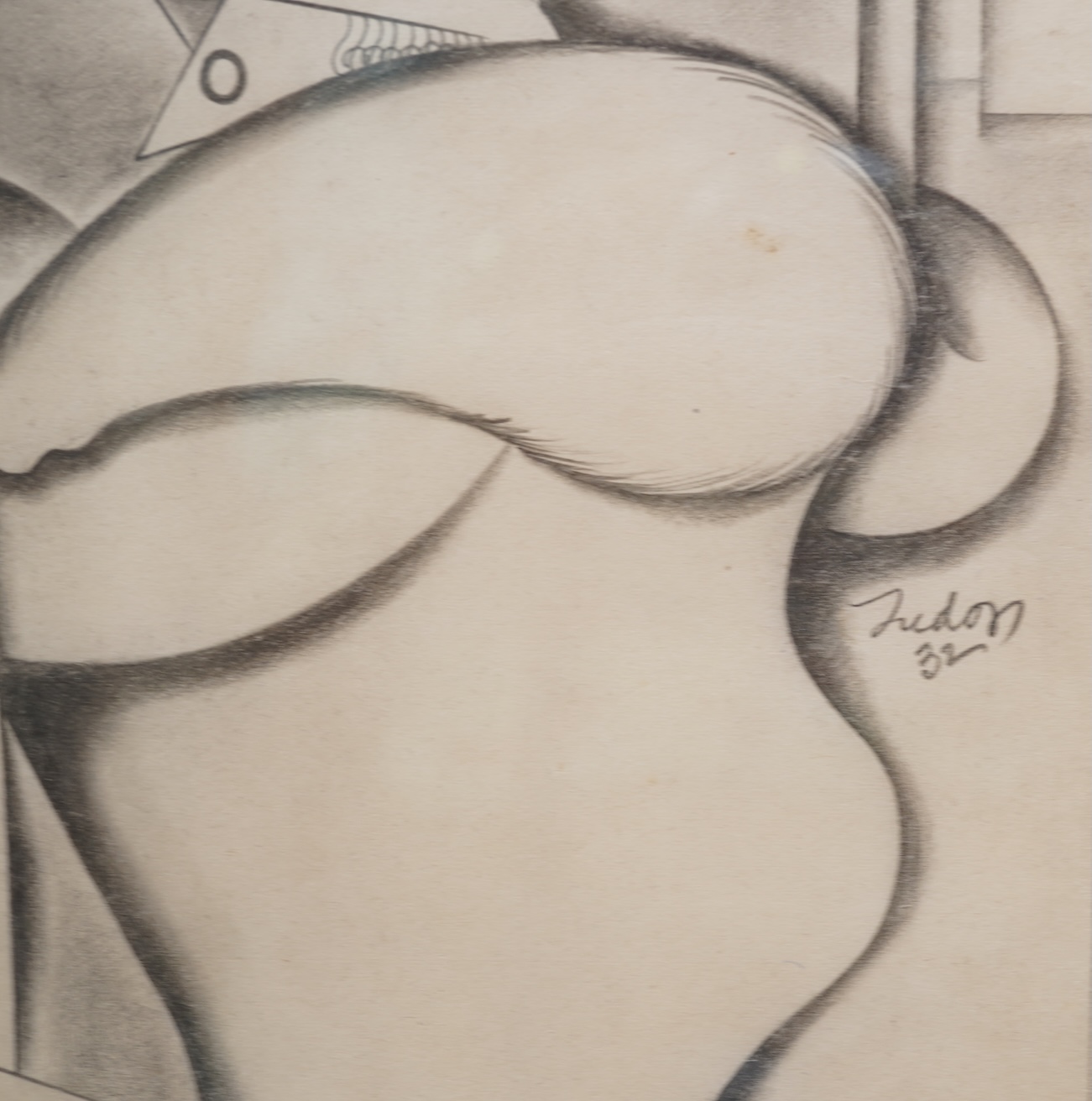 Charles Tudor, American (1903-1970), 'Figures around a bar'